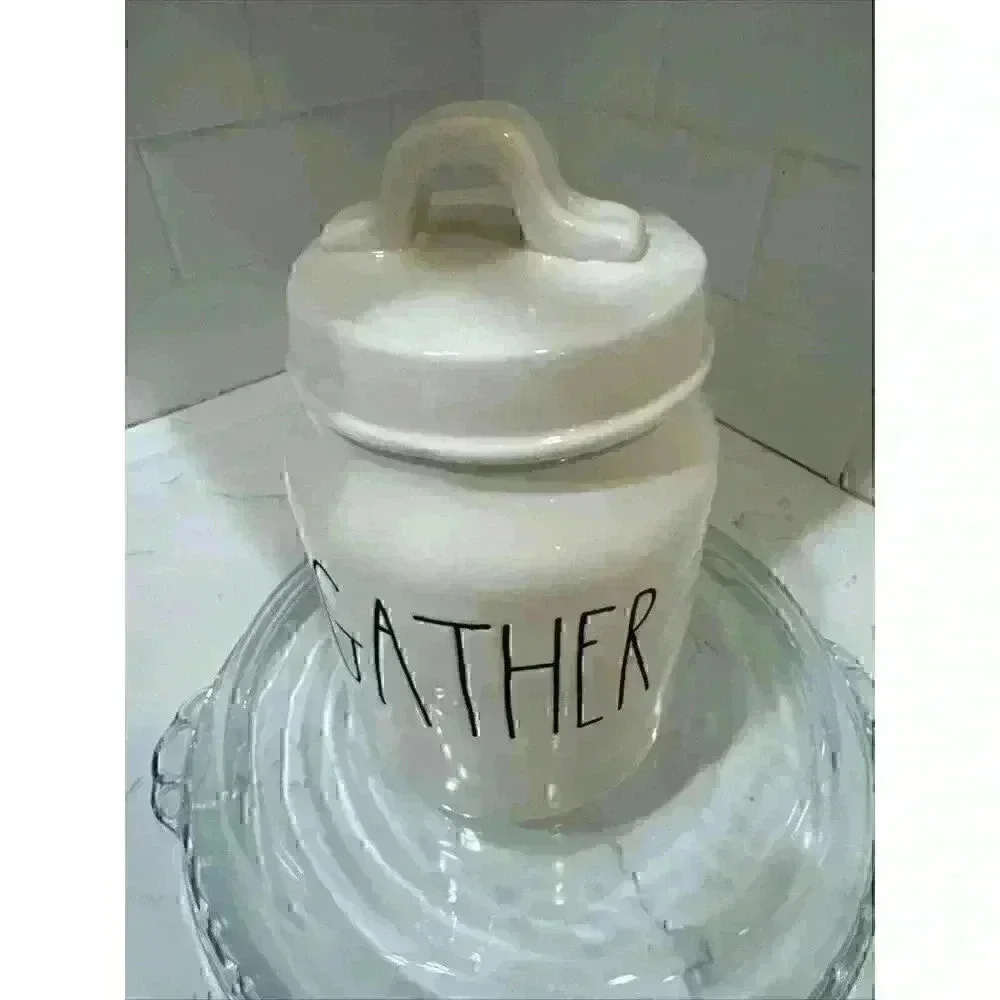 Rae Dunn GATHER Canister NEW RARE